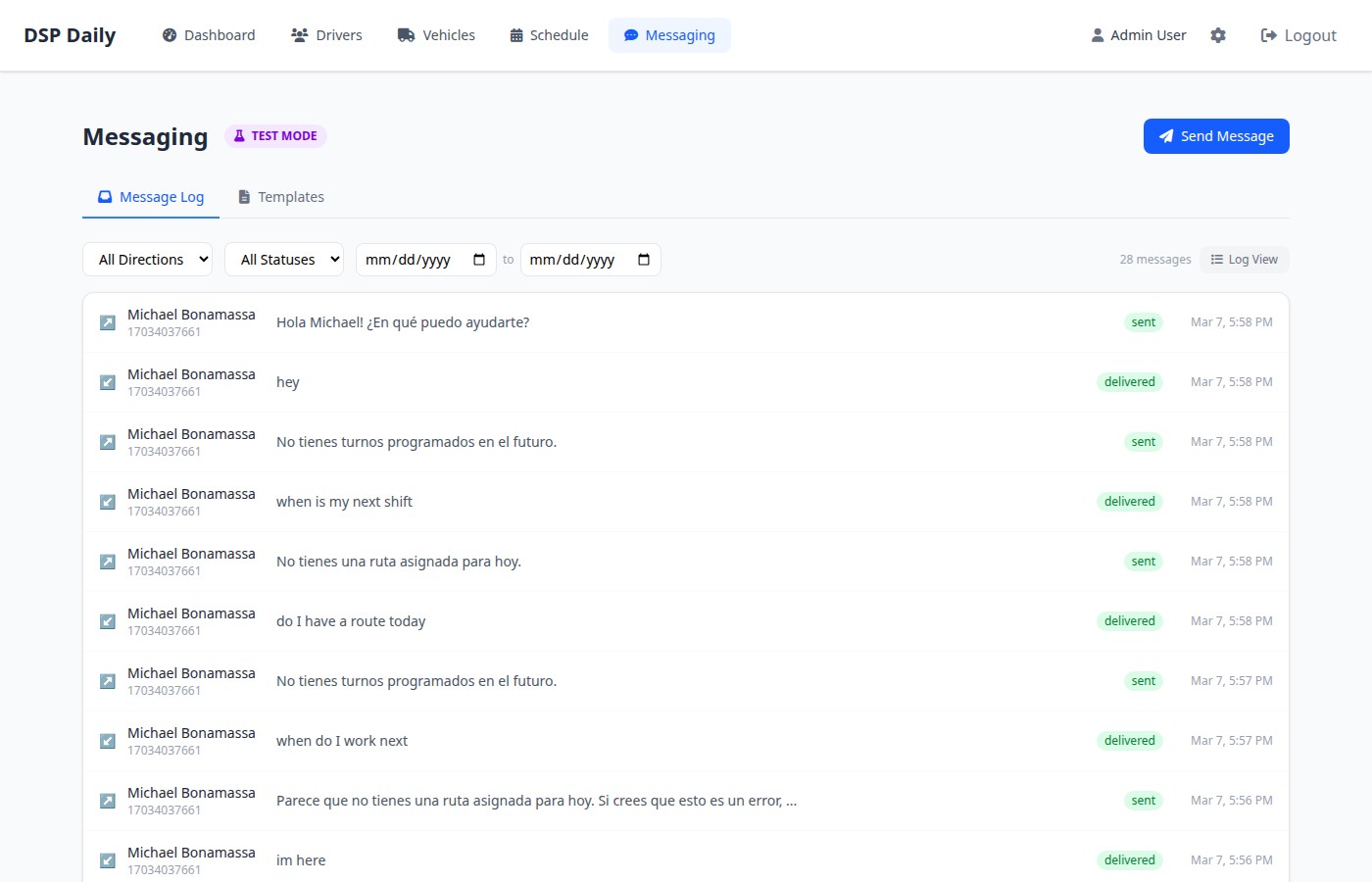 DailyDSP AI-Powered SMS Messaging